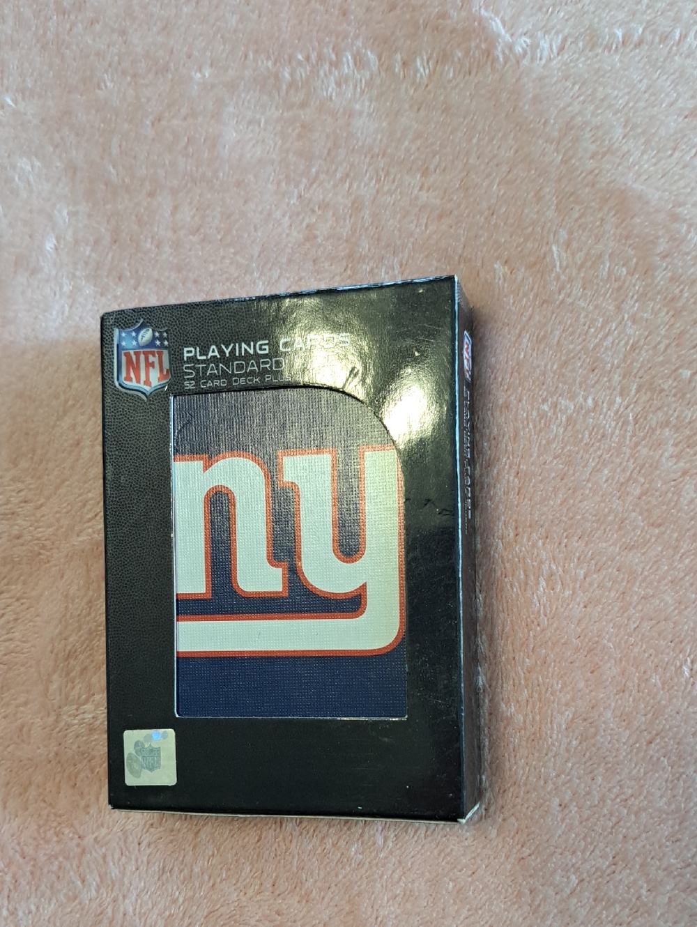 NFL New York Giants Card Deck - Navy, Orange & White